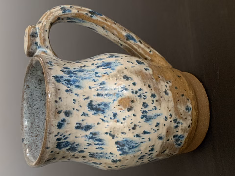 Blue Speckled Stein